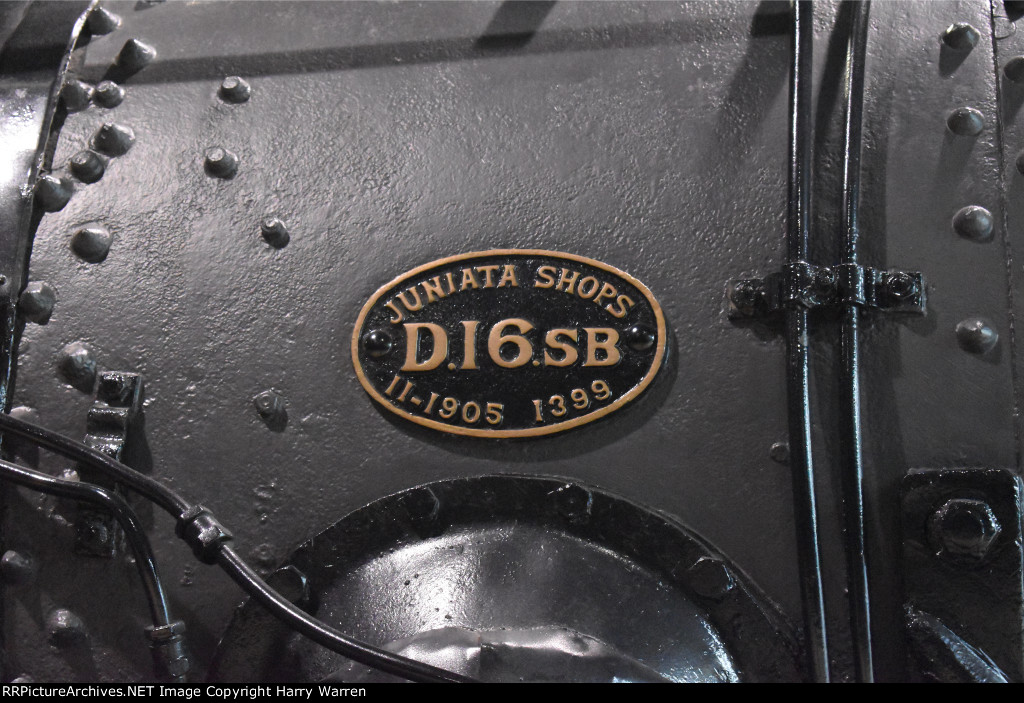 PRR 1223 Builders Plate